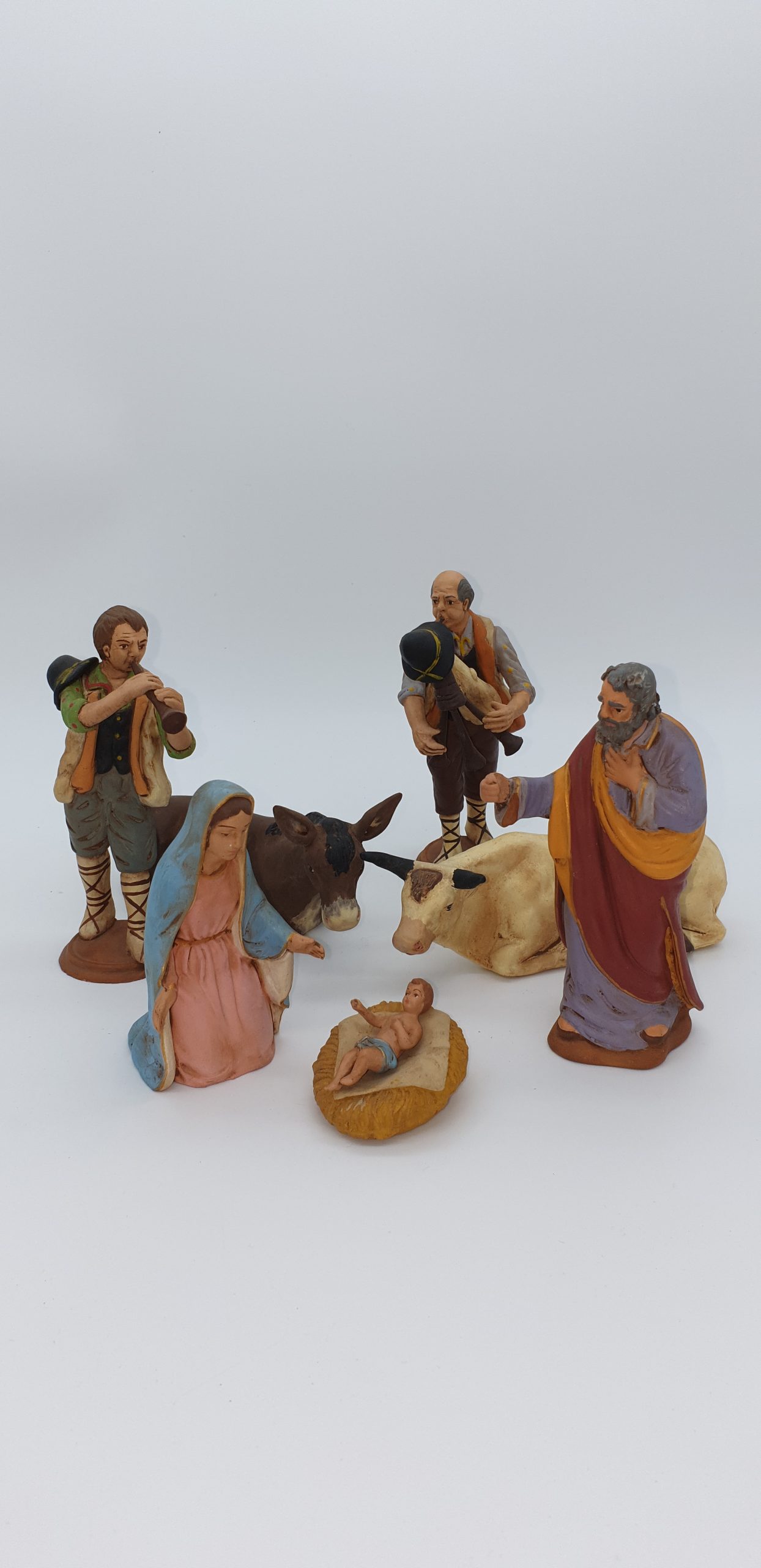 natività in terracotta 12 cm
